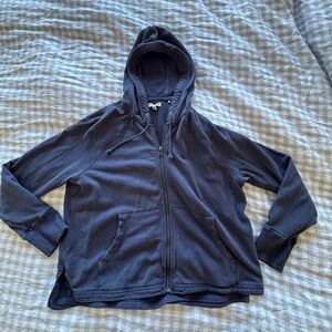 Toad&Co Navy Blue Zip-Up Hoodie